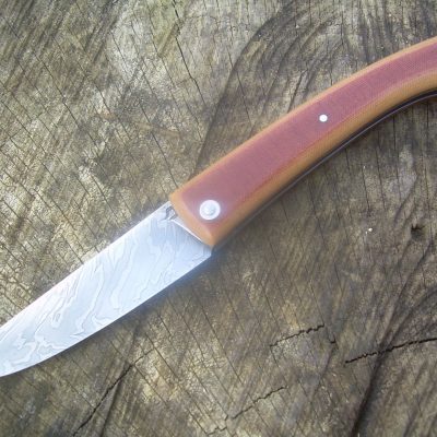 couteau pliant friction XC75 et micarta 